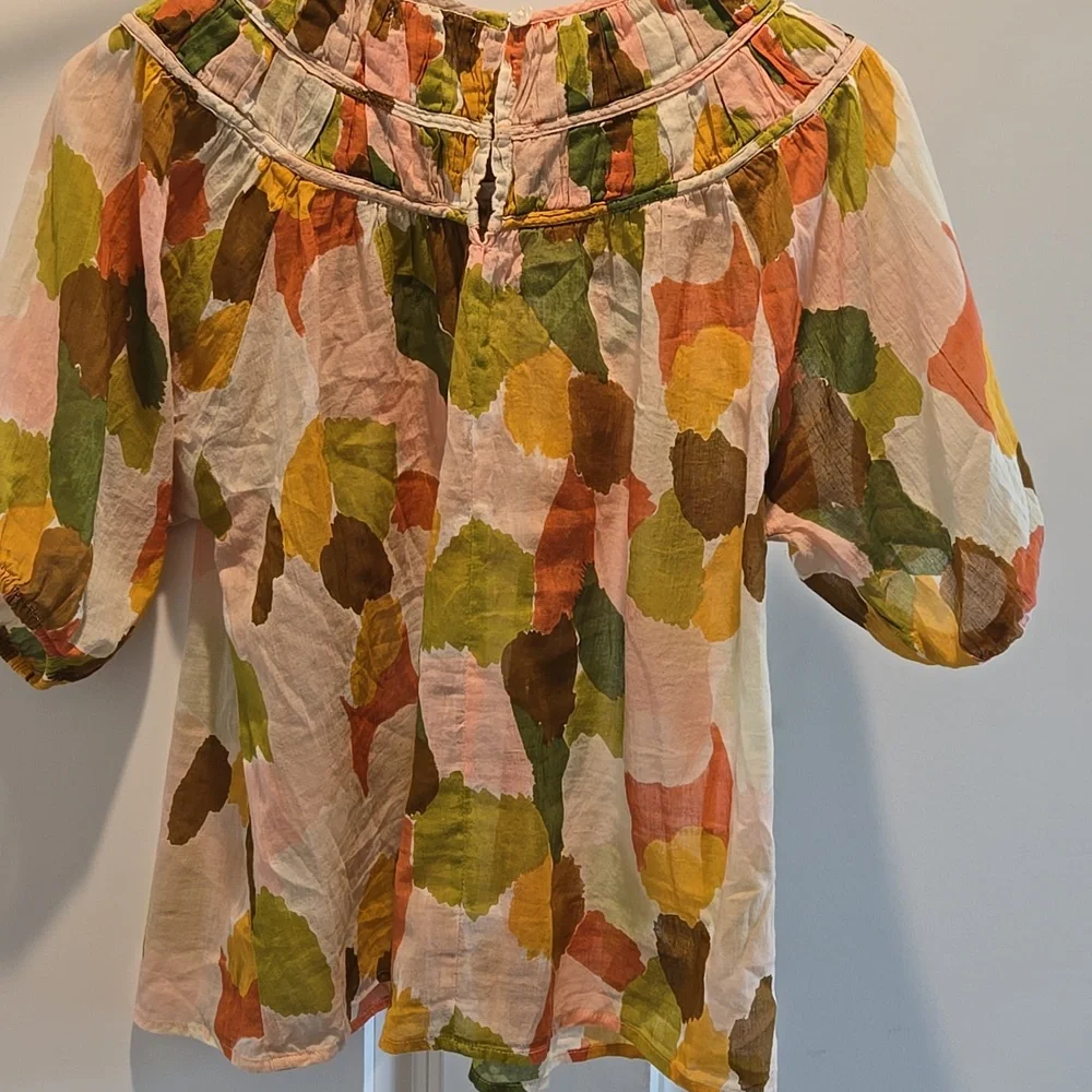 THML Krista Abstract Multi Color Top Small - Picture 4 of 4